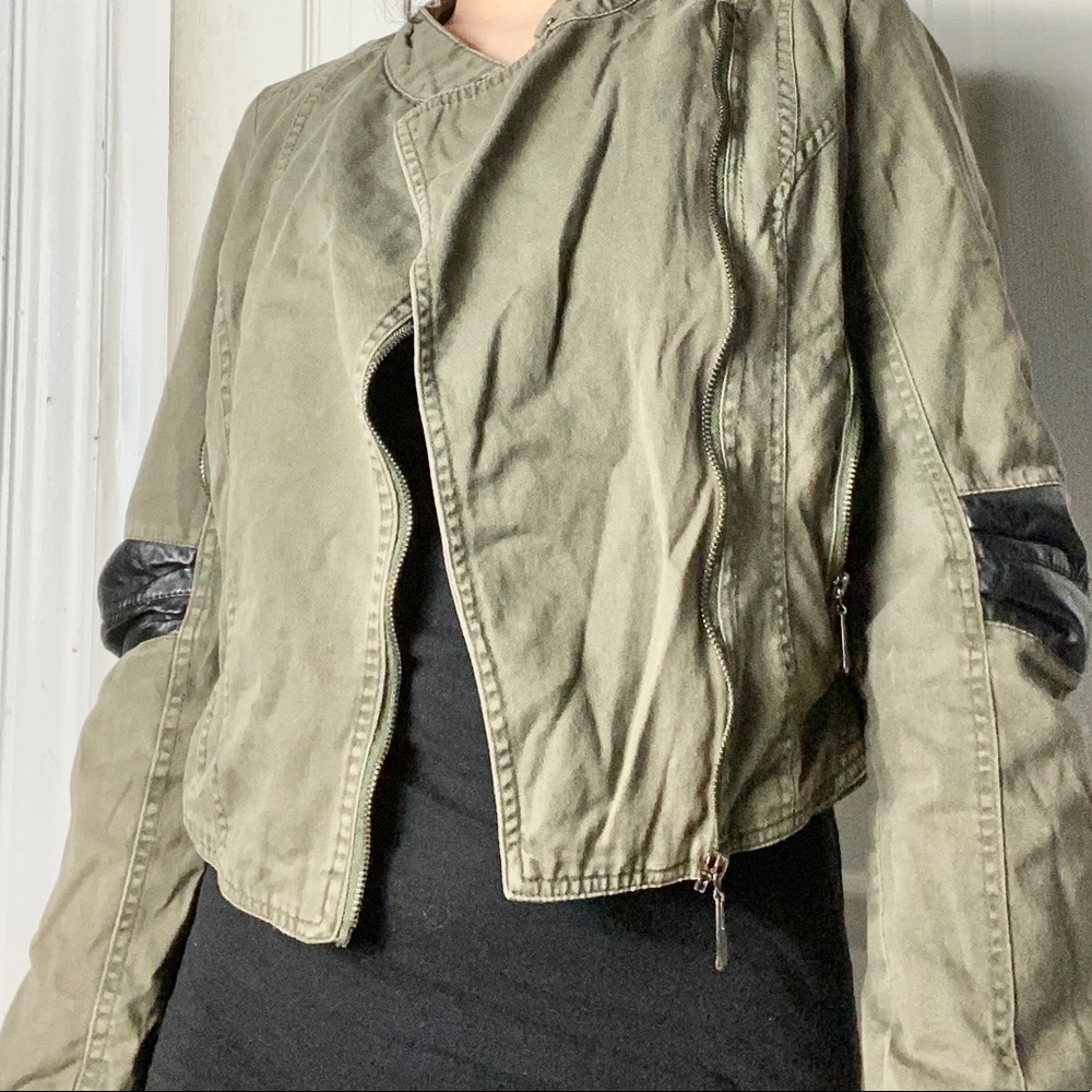 Green Crop Jacket